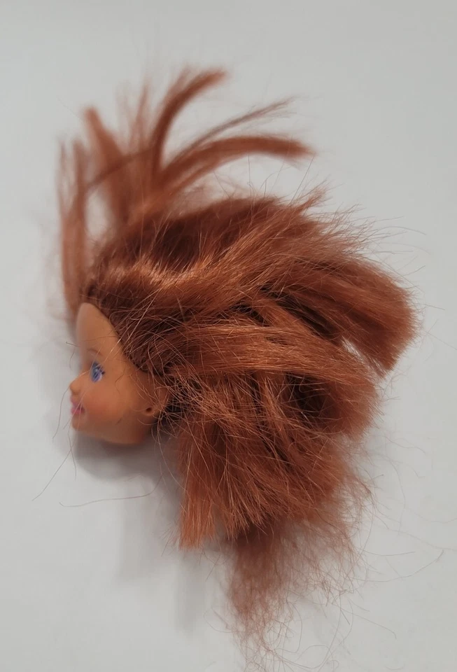 MUÑECA BARBIE STACIE HEAD ONLY WHITNEY POLLY POCKET 1995 CORTE FLEQUILLO REEMPLAZO O ROBLE Foto 3 de 3