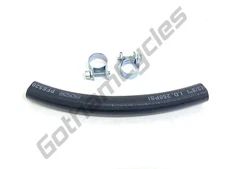 SUBMERSIBLE SAE J30R10 Fuel Line Hose 3/8" ID x 6" w/ INJECTION RATED CLAMPS KIT