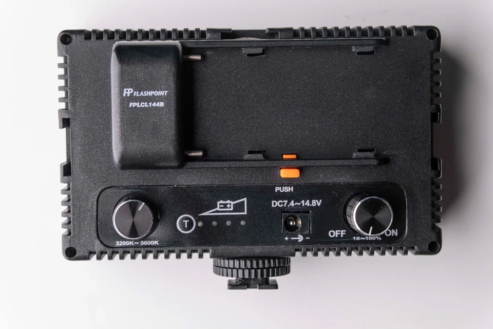 Flashpoint 144 Dimmable Bi-Color High-Power LED Camera Light Panel - FPLCL144B - Image 2 of 4