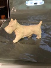 Vintage Terrier Scottie Dog Figurine Made in Japan Hard Plastic