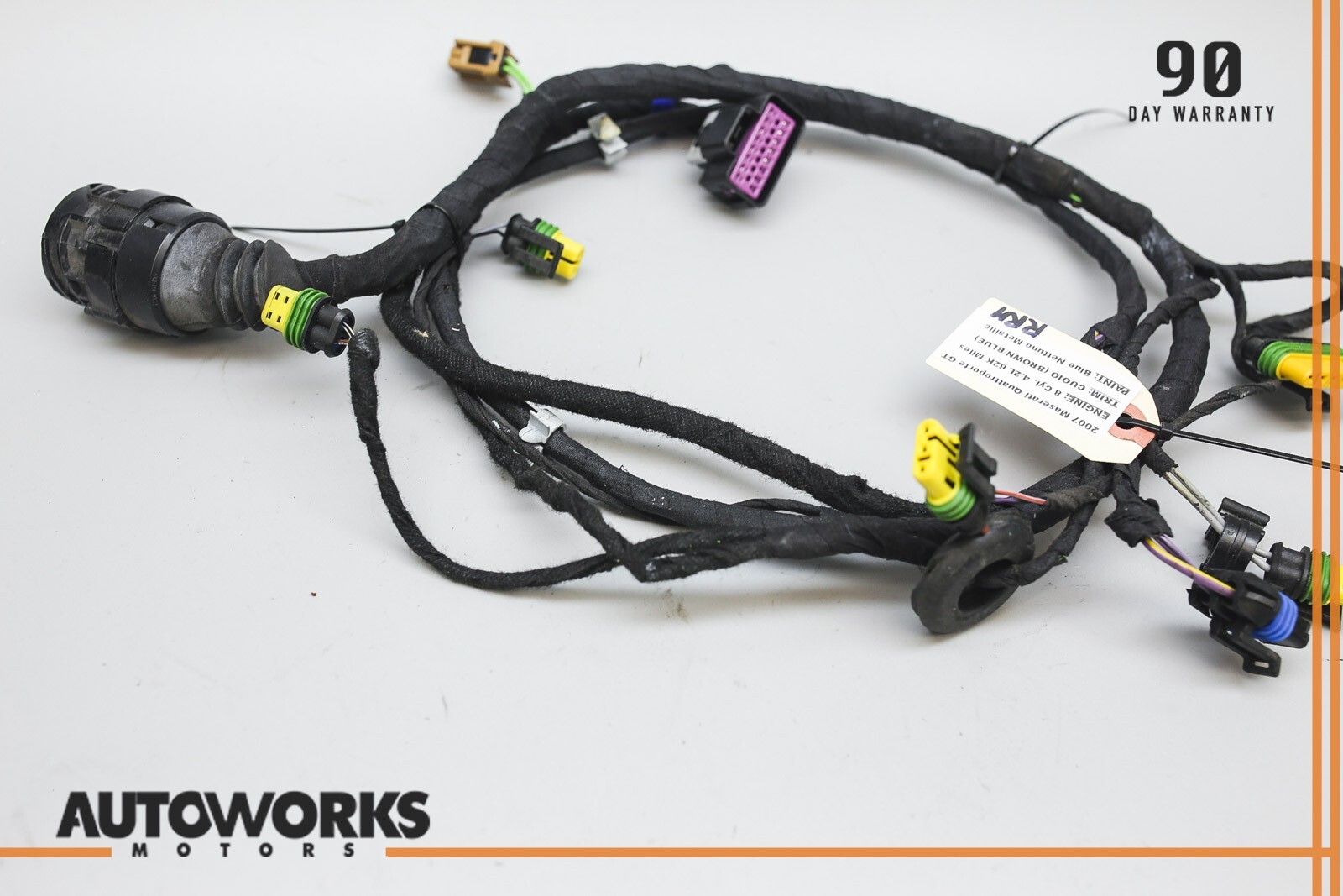 03-13 Maserati Quattroporte M139 Rear Left or Right Door Wire Harness 200536 OEM