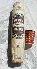 Vintage MCM 1962 Tube of 6 OZ Mira-Glaze Dixie Cups No 2336