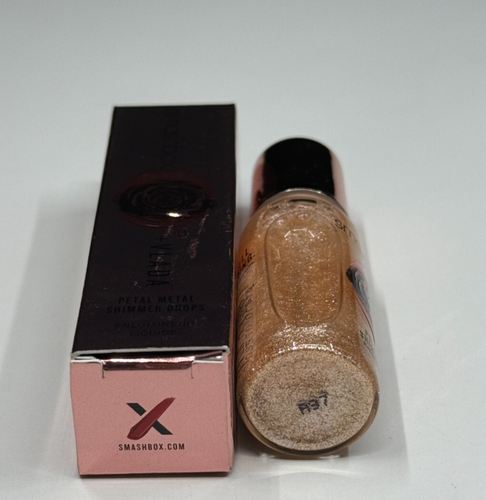Smashbox + Vlada Petal Metal Shimmer Drops 0.34 oz #GOLD GLITZ New In Box - Picture 6 of 7
