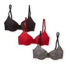 Ladies 3 Pack Bras Sizes 34A, 34B, 36B  38B Simply Styled