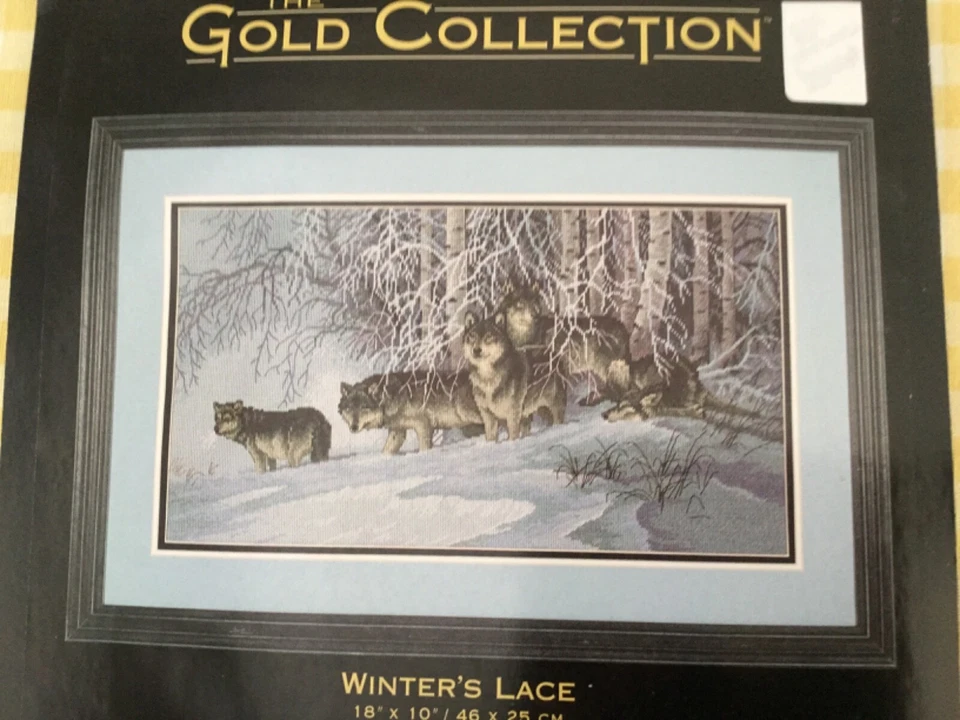 DIMENSIONS - THE GOLD COLLECTION - WINTERS LACE - 35009 - Image 2 of 3