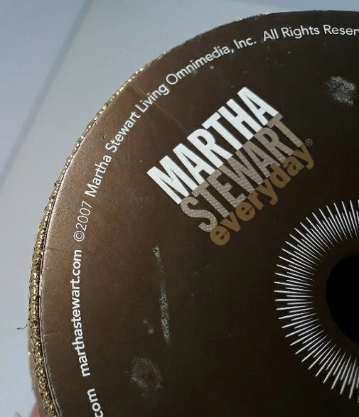 Martha Stewart Wired Ribbon Gold Metallic Tone Snowflake Christmas 30ft New - Image 3 of 4