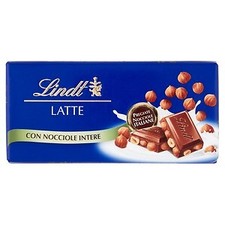 Lindt Chocolate Lindt'S Milk Chocolate Tablet And Hazelnuts 3,5 Oz /100 Gr