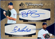 01/25 LIRIANO, BONSER 2006 SP Authentic Chirography DUAL Auto 1/25, #CH2-LB