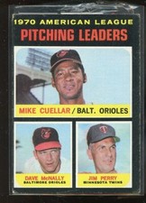 1971 TOPPS #69 PITCHING LEADERS (OC) EX+ E013209