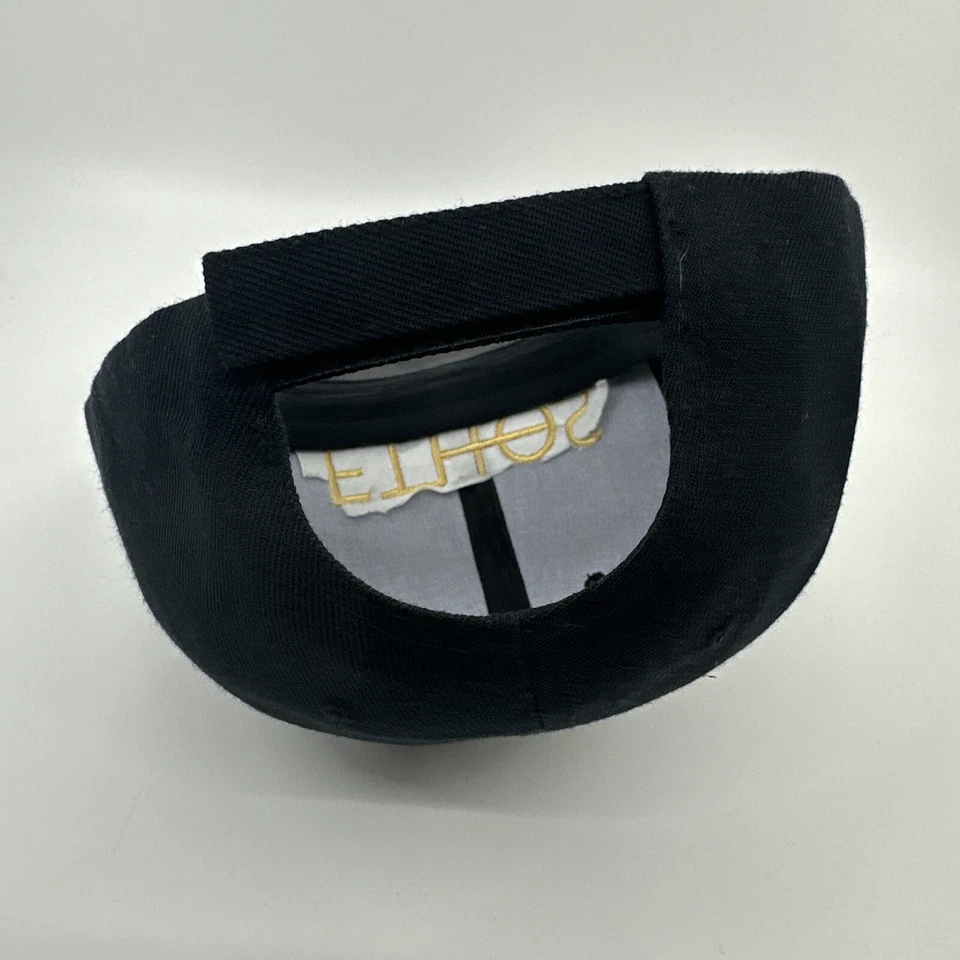 ETHOS Black Adjustable Hat Wool Acrylic - Image 4 of 4