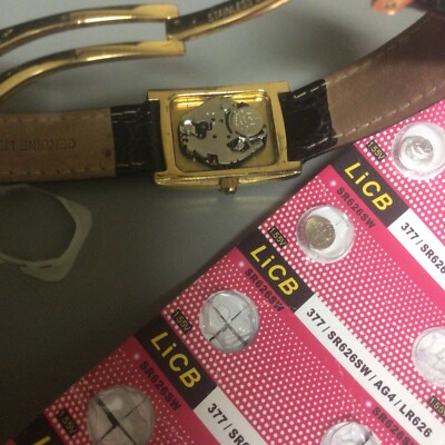 CAMROSE KROSS JBK JACKIE KENNEDY Gold Tone Crystal Quartz Watch