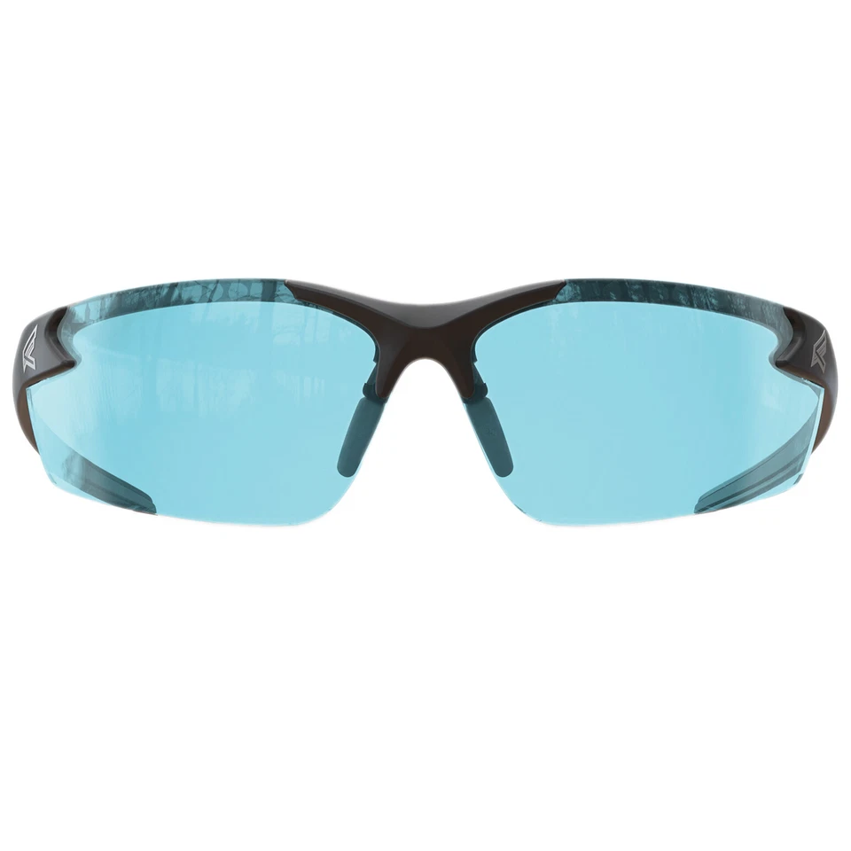 Gafas de sol de seguridad Edge Zorge G2 negras con lentes azules claros ANSI Z87 Foto 2 de 3