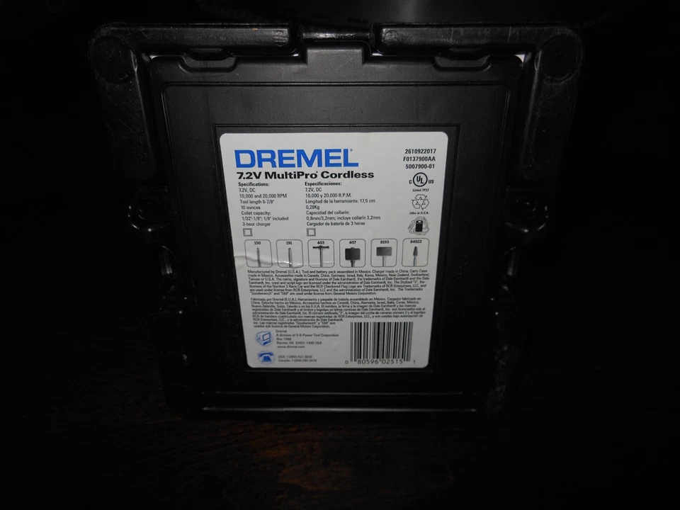 New DREMEL 7.2V Dale Earnhardt #3 NASCAR Driver Series Limited Edition Tool - Image 4 of 4