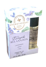 BATH  BODY WORKS BODY OIL ROLL-ON STEEPED RELAXATION LAVENDER MINT TEA