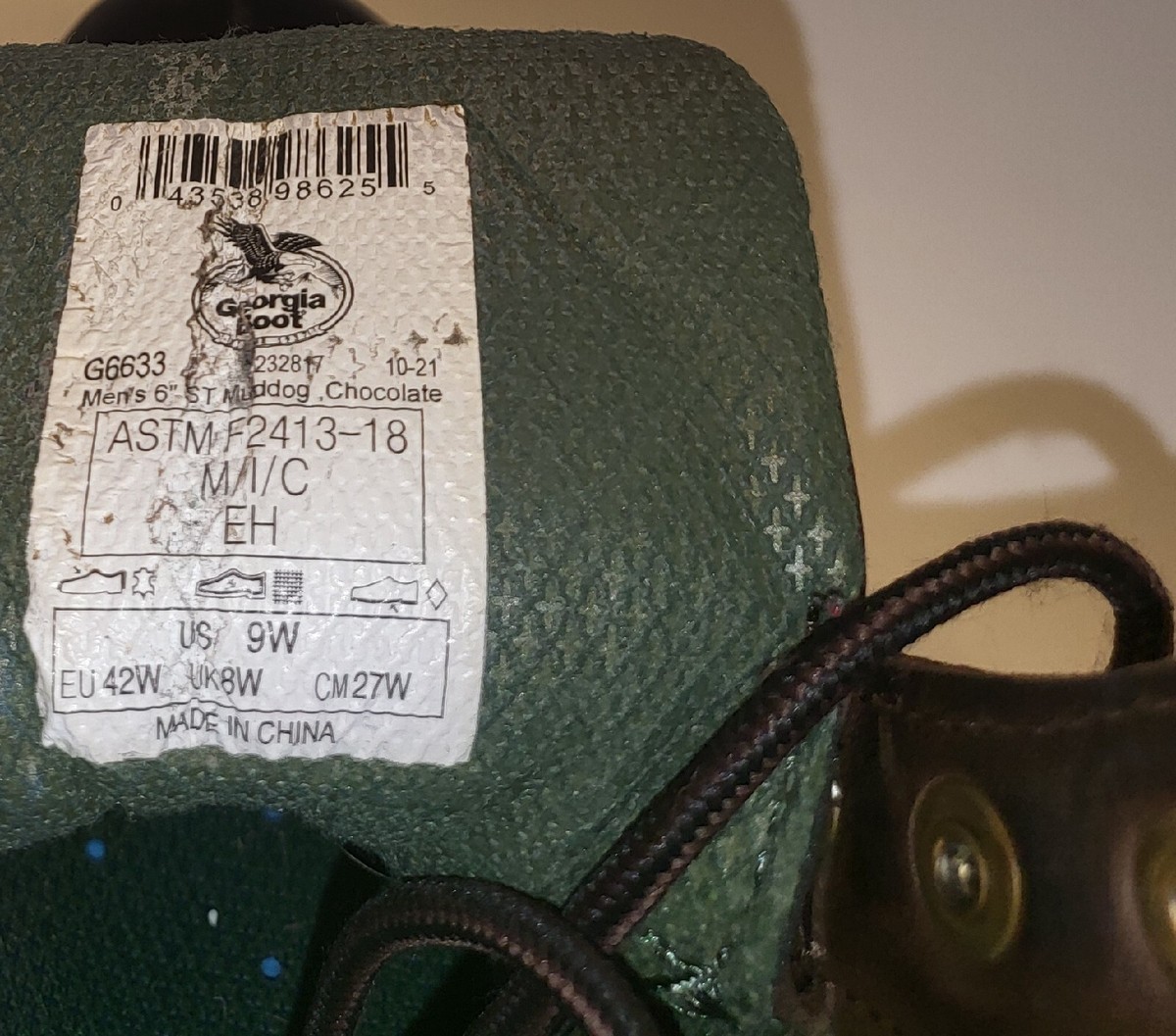 その他 B-UP Georgia Waterproof Boot Men's 9W Mud Dog 6
