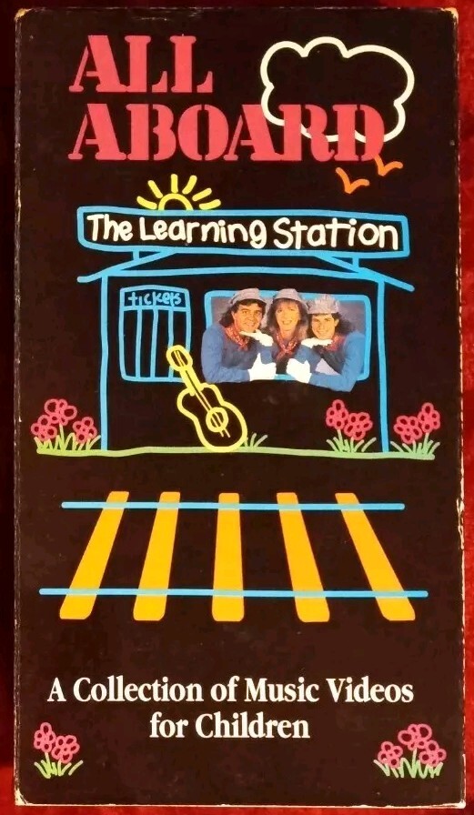 The Learning Station All Aboard (VHS 1991) TESTED Rare 90s Music