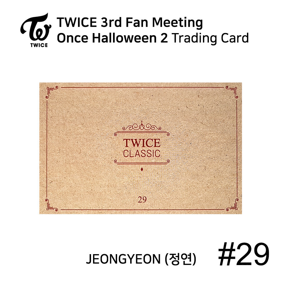 TWICE ONCEHALLOWEEN2 トレカ 90種 コンプ TWICE 3rd FANMEETING ONCE HALLOWEEN 2 Trading Card Photocard