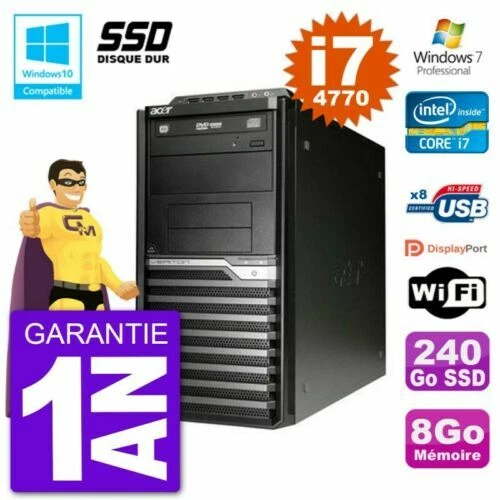 PCs de sobremesa y todo en uno Acer con Windows 7