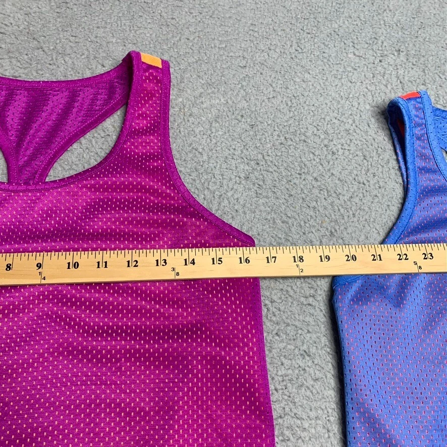 Camiseta sin mangas Danskin Now Activewear azul púrpura para mujer lote mediano de 2 Foto 4 de 4