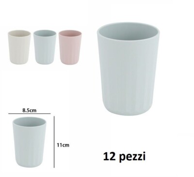 Bicchieri in plastica da 510 ml, lavabili in lavastoviglie, senza BPA, trasparenti, set di 6 bicchieri di alta qualità