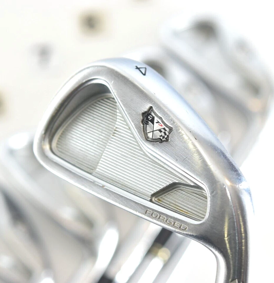 Juego de hierros de golf 7p Taylormade TP Rac forjados 4-5-6-7-8-9-P PW RH palo rígido DG S300 Foto 3 de 4
