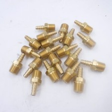 20 Pack 1/8" Barb 3/16" MIP Brass Parker Hose Fitting KP80657