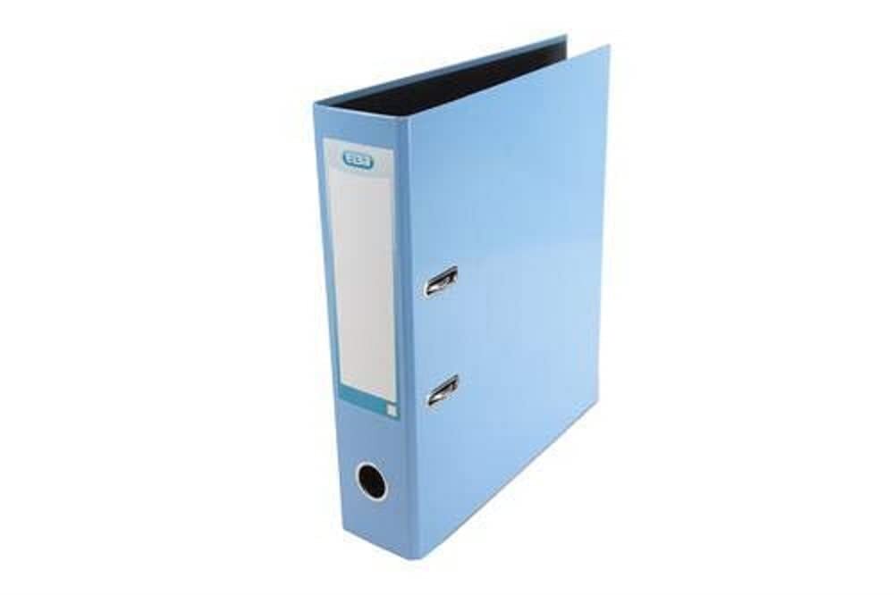 Elba Lever Arch File, A4, 70mm Spine, Laminated Paper On Board, Metallic Blue