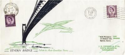 1966 Bridges - Severn Bridge's Salute to Aust-Beachley Ferry Last Day of Service