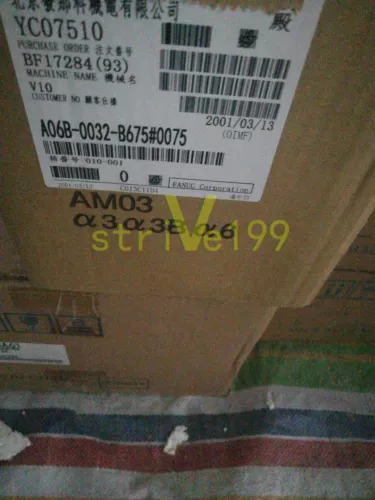 ONE FANUC servo motor A06B-0032-B675#0075 A06B-0032-B675#0075 new