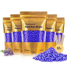 17.5 Oz  Hard Body Hair Removal Wax Beads, European Lavender Depilatory Wax for 