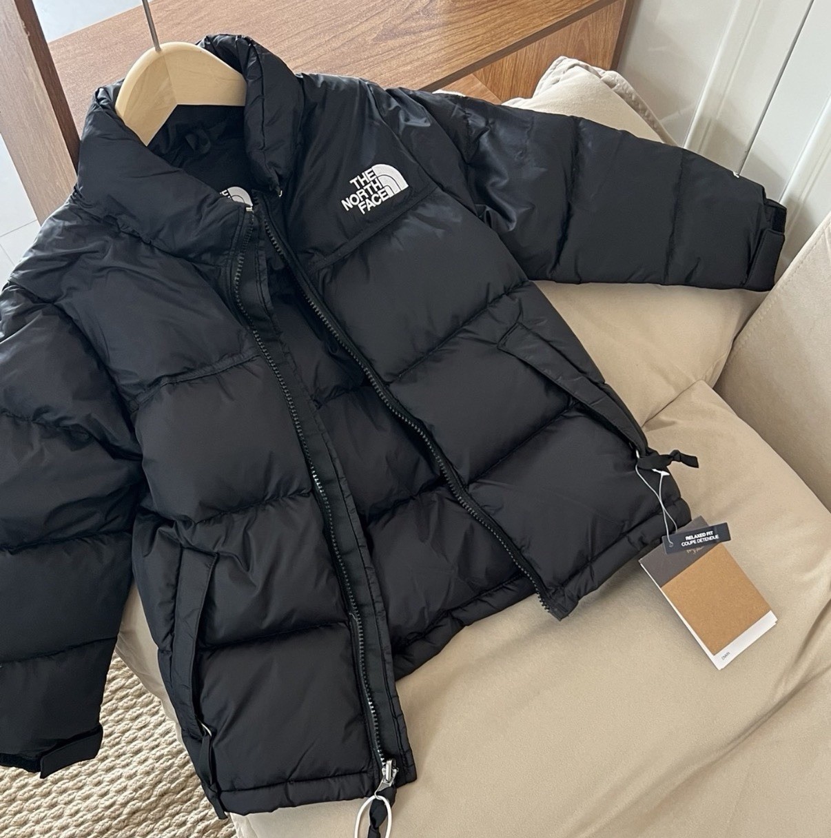 The North Face Black Goose Down Heavyweight Puffer Jacket Men's M 95 cm