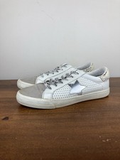Vintage Havana WILD CHEETAH Sneakers White Gray Silver Star Women s Size 10