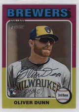 2024 Topps Heritage High Number Rookies Chrome 456/699 Oliver Dunn #653 05ja