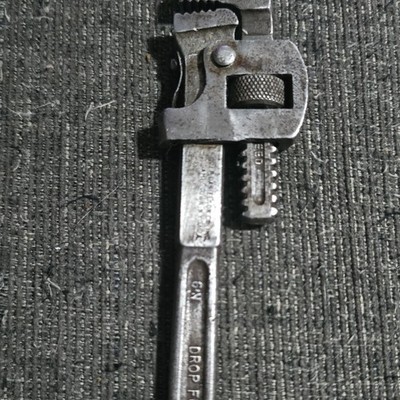J.P. Danielson Co. Inc. 6in Adjustable Heavy Duty Small Pipe Wrench Vintage