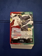 One Piece TCG: OP15 Krieg Pre Built Deck List! Don Included NM/M