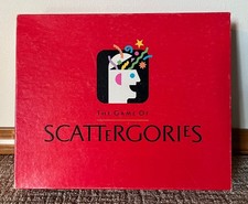 Lower Vintage The Game of Scattergories Board Game 1988 Edition Milton Bradley