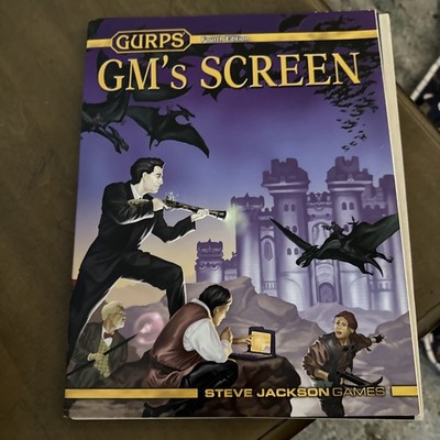 GURPS GM s Screen, Fourth Edition, Steve Jackson Games, Very Good Condition