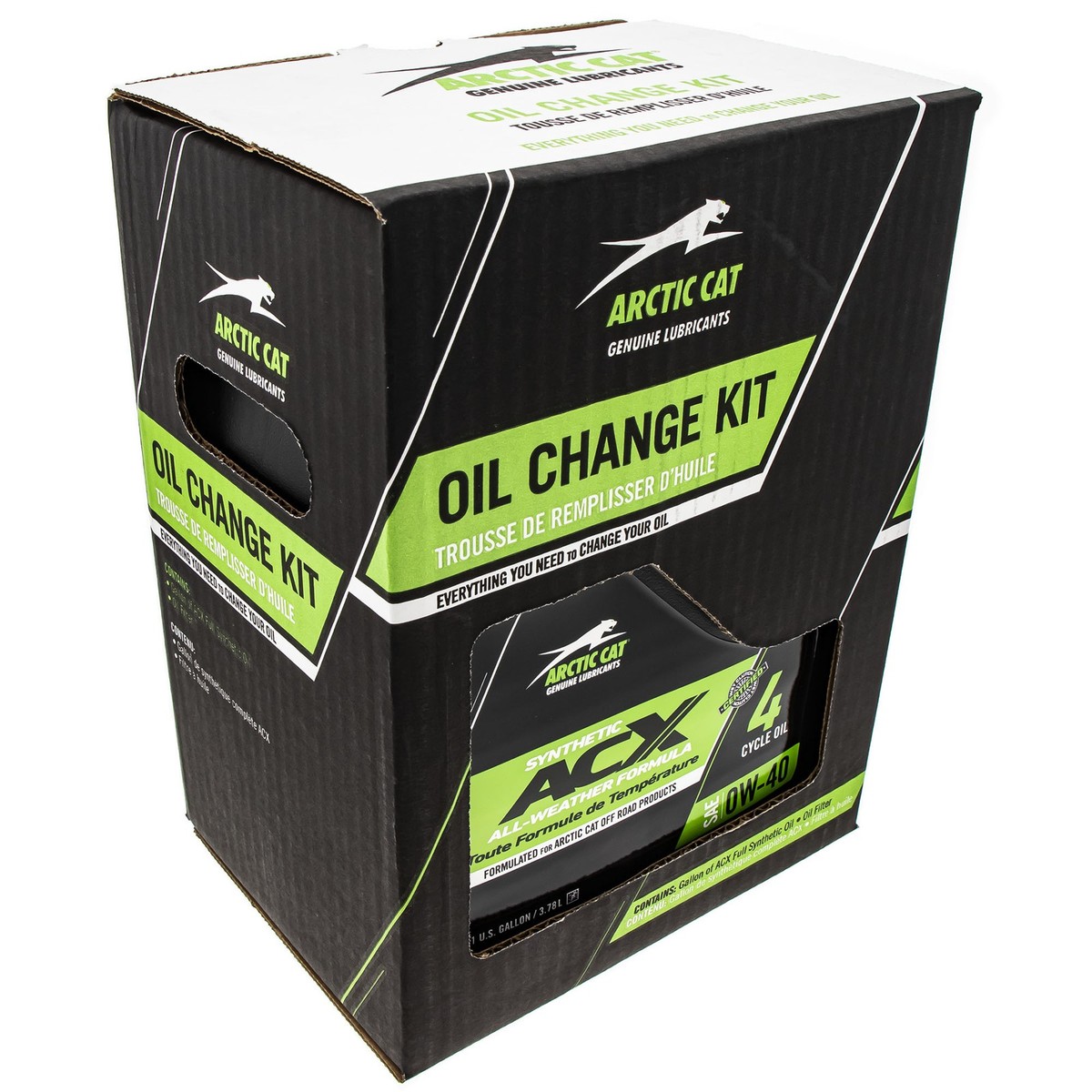 Arctic Cat 2436-848 ACX 0W-40 Gallon Synthetic Oil Change Kit 17