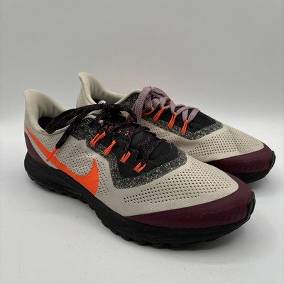 Nike Zoom Air Pegasus 36 Trail Running Shoes Men's 11.5 Orewood Crimson Sneakers