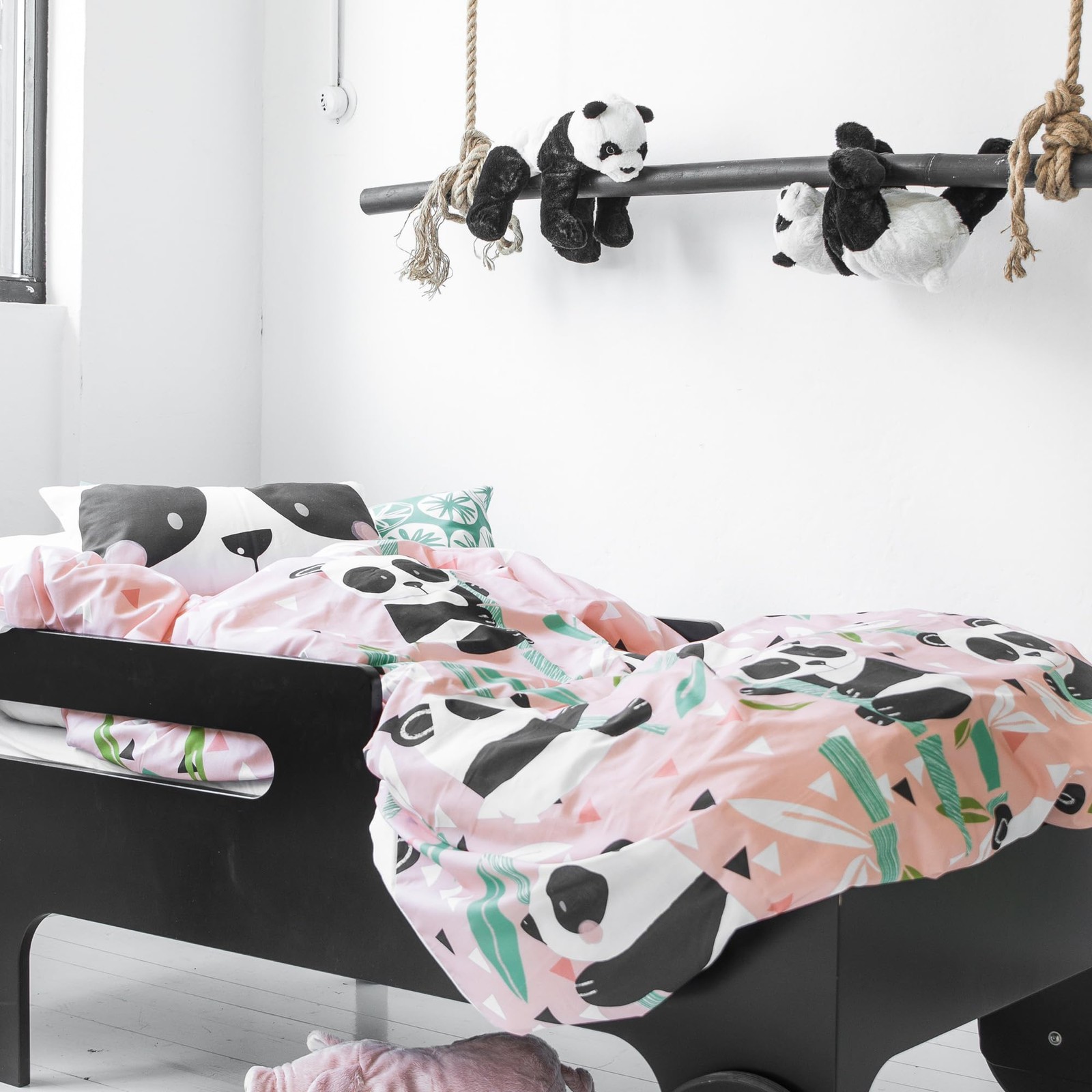 Panda garden Juego nórdico 2 piezas 155x220 cm (Cama 80/90) (d2U)