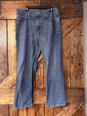 Lee Relaxed Fit Jeans Men s Size 40X30 100% Cotton Blue Denim
