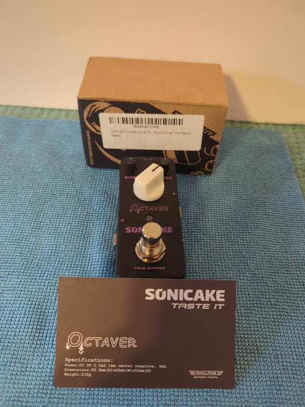 Sonicake Octaver Mini Pedal New In Box With Paper