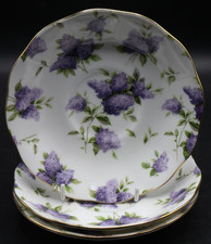 Royal Albert Lilac Lane Saucers x 3
