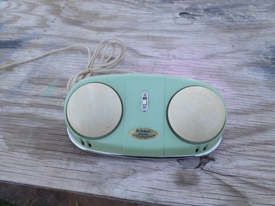 Vintage Dr. Scholls Dual Head Foot Massager Mint Green Electric Vibrating No.411