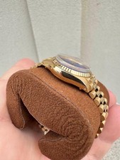 Rolex Datejust 6917 18k Gold Lapis Lazuli Dial President Bracelet Vintage 26mm 5