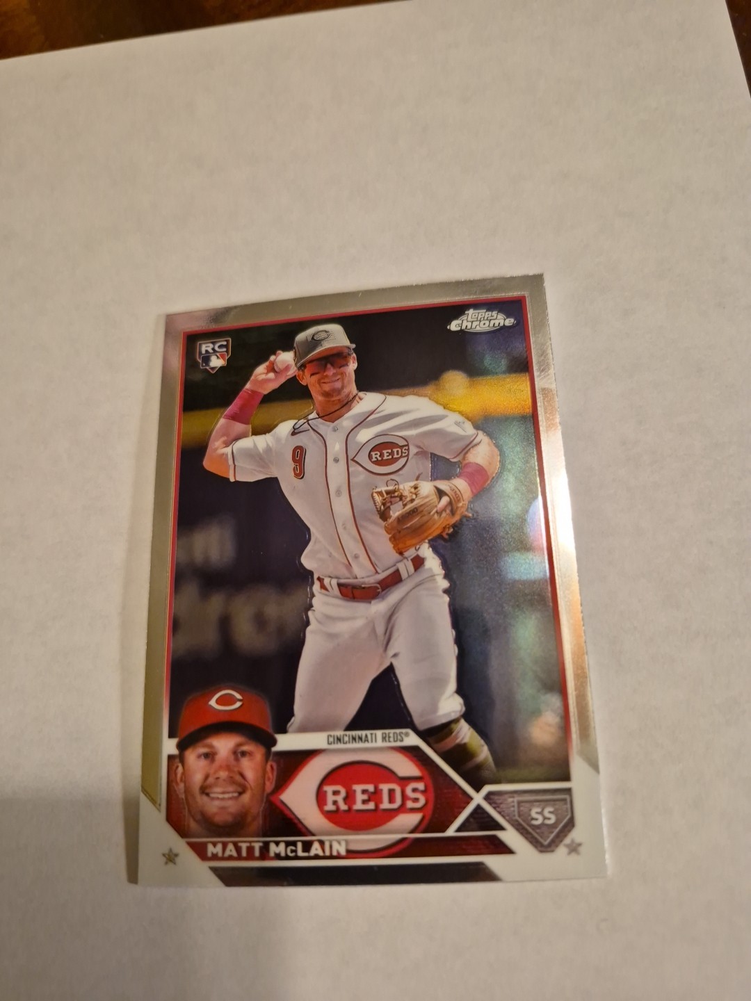 MATT McLAIN 2023 TOPPS CHROME UPDATE SERIES CHROME (RC) #USC200