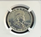 1950 Franklin Half Dollar Proof NGC PF64 Blast White Silver Beautiful Eye Appeal