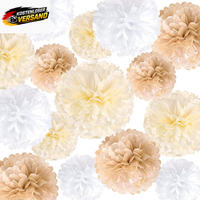 Sunbeauty SalbeigrüN Geburtstag Dekoration SalbeigrüN Deko Creme Seidenpapier Po