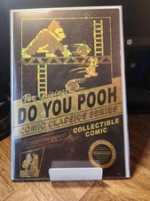 Do You Pooh? Donkey Kong 8-Bit NES Homage GOLD PIXEL FOIL comic cover