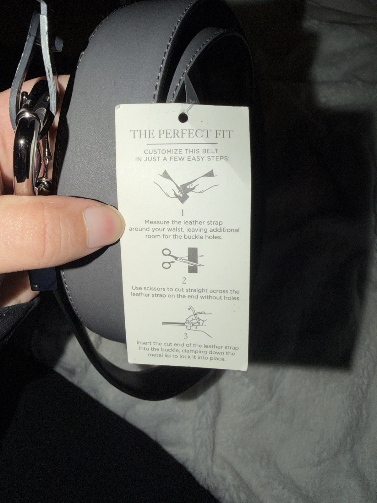 New Michael Kors MENS Leather Belt With Tags Cut To Fit thumbnail 2